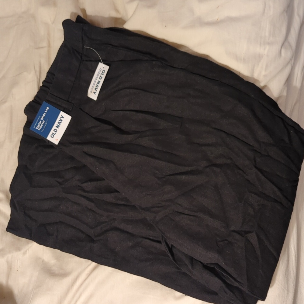 Old Navy Taylor Wide Leg Linen Trouser